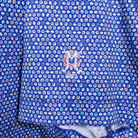 Peter Millar Summer Comfort Billiard Balls Golf L Polo Montclair Golf Club NWOT - Picture 4 of 8